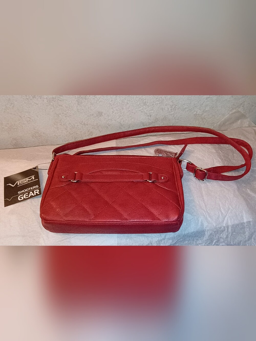 NWT Concealed Carry Quilted ❤️ Women's Shoulder Bag w/Adjustable Strap & Holster